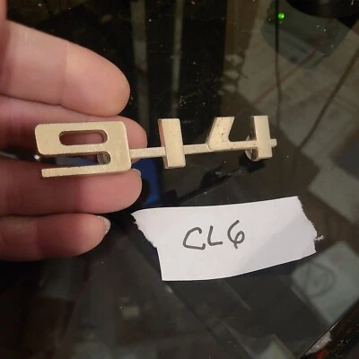 ВИНТАЖНЫЙ PPORSCHE 914 ЭМБЛЕМА OEM - Изображение 1 из 3