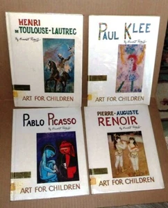 SET  4  Art for Children Hardcovers: Klee, Picasso, Renoir, Toulouse Lautrec NOS - Picture 1 of 19