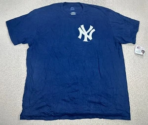 Camiseta para hombre Majestic New York Yankees talla 3XL azul Sánchez #24 logotipo MLB - Imagen 1 de 6