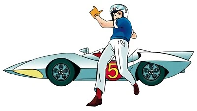 SPEED RACER & CAR POSTER 24 X 36 INCH 70's Cartoons Racer X