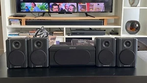 Kenwood KS-306HT Surround Speakers - 2 Front, 1 Center, 2 Rear Tested - Picture 1 of 24
