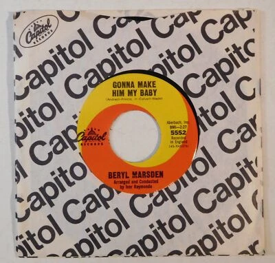 BERYL MARDSDEN Gonna Make Him My Baby Who You.. CAPITOL 45 mod soul girl group - Image 1 of 4