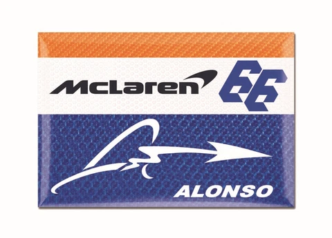 #66 Fernando Alonso McLaren Racing Magnet 2019 Indianapolis 500 IndyCar Cover