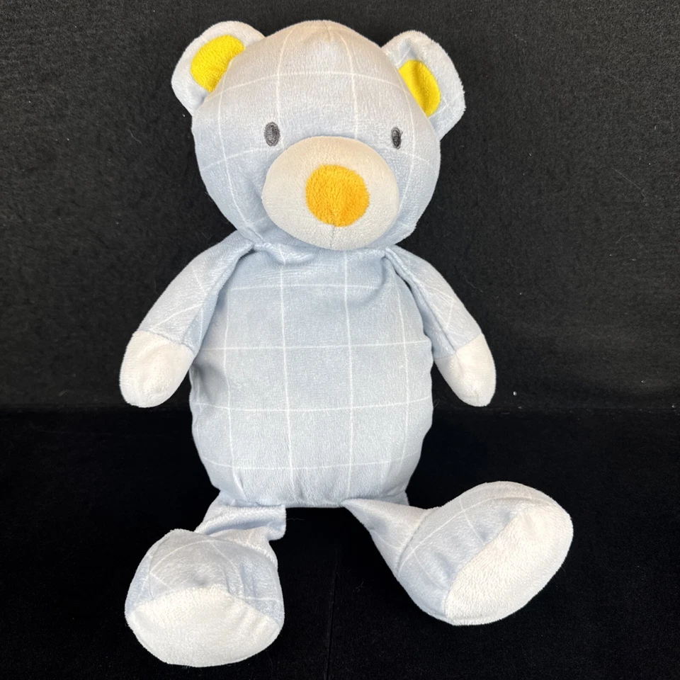 Oso de peluche azul Manhattan Toy Co 13" juguete de peluche 714303 EJ Foto 1 de 4