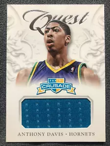 ANTHONY DAVIS QUEST GAME WORN PATCH RC ROOKIE 2012 Panini Crusade #35 - Picture 1 of 4