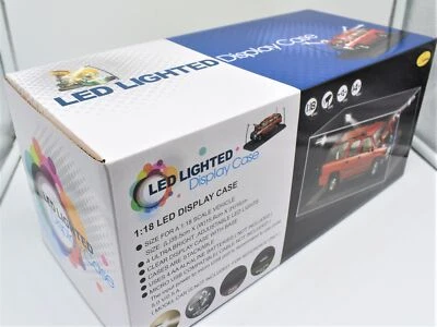 Course Box showcase Display LED Models Car Scale 1:18 Display Case Showcase - Image 1 of 4