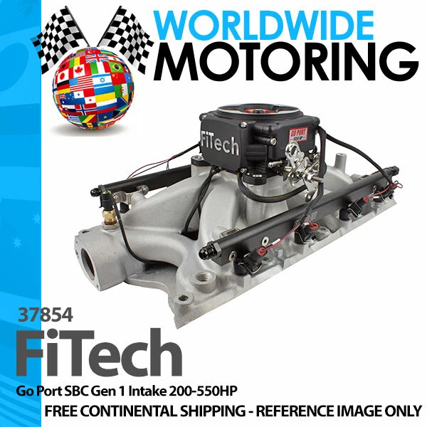Go Port SBC Gen 1 Intake 200-550HP 37854 by FiTech Foto 1 de 2