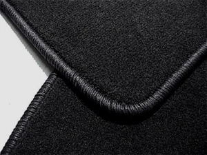 Alfombrillas terciopelo negro para Ferrari Mondial 3.2 cupé 1985-1989 - Imagen 1 de 2