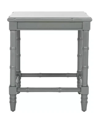 Mesa de acento SAFAVIEH Liviah mesas finales grises RRF Foto 1 de 2