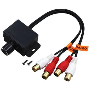 Car Audio Amplifier Bass RCA Gain Level Remote Volume Control Knob Universal - Picture 1 of 3