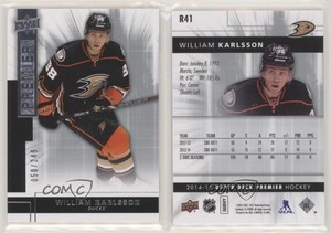 2014-15 Upper Deck Premier Rookie Inserts /249 William Karlsson #R41 Rookie RC