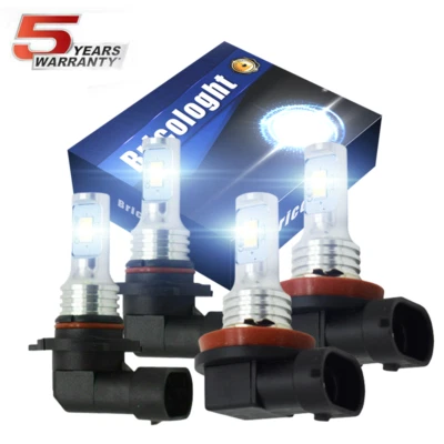 For Volvo VNL VN VNM 630 670 730 780 LED Headlight High Low Beam Bulbs 6000K - Image 1 of 4