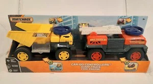 Camión de volteo y camión de bomberos Matchbox Car-Go Controllers ~ - Imagen 1 de 1