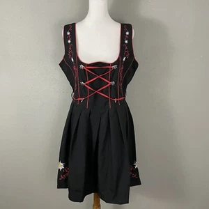 NEW Edelweiss Creek Women's Dress Size S Black German Oktoberfest Bavarian - Picture 1 of 13