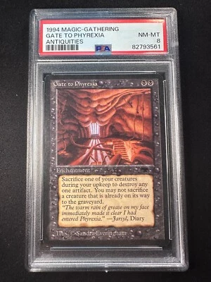 MTG - Gate to Phyrexia - Antiquities - RESERVED LIST - PSA 8 NM-MT - Image 1 of 2