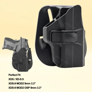 Holster OWB For Springfield XDS-9 XDS-40 MOD.2 OSP 3.3'' 9mm.40 Right-Hand - Picture 1 of 7