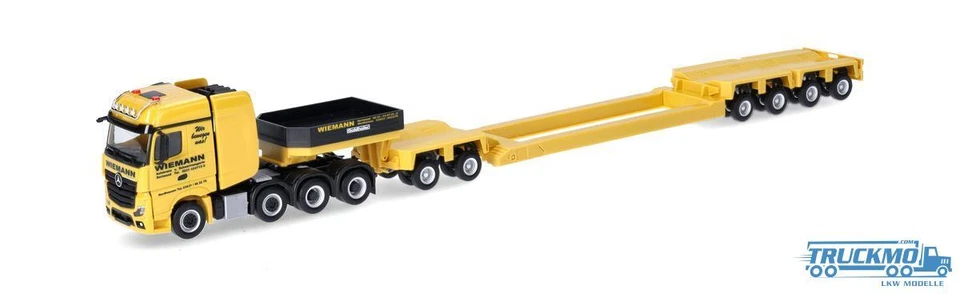 Herpa Wiemann Mercedes Benz A L BS Tieflader 956857 - Bild 1 von 1