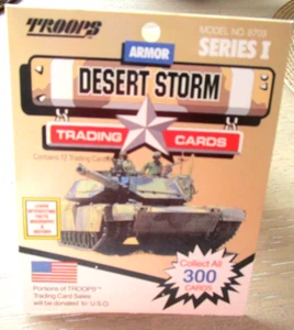 1991 Troops Desert Storm 1st Series Trading Cards ADVERTISING TENT ONLY- U-1 - Picture 1 of 4