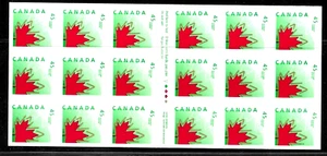 HICK GIRL-BEAUTIFUL MINT CANADA BOOKLET PANE SC#1714   MAPLE LEAF, BKLT. PANE 18 - Picture 1 of 2