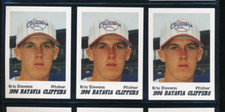 Lot (3) 1996 Team Issue #5 Kris Stevens Batavia Clippers Player Lot (FP18) SWSW7