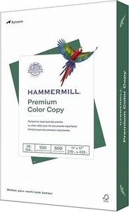 Hammermill Printer Paper, Premium Color 28 lb Copy 1 Ream | 500 Sheets, White - Picture 1 of 7