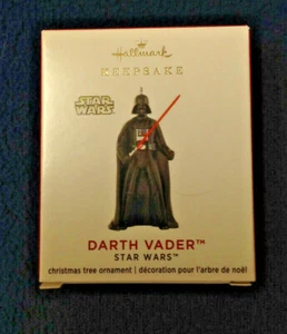 Miniatura Hallmark Keepsake 2020 Disney Star Wars Darth Vader nueva en caja hecha a mano por artista - Imagen 1 de 4