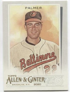 JIM PALMER 2020 Topps Allen & Ginter BASE CARD - BALTIMORE ORIOLES - #132 - Picture 1 of 1