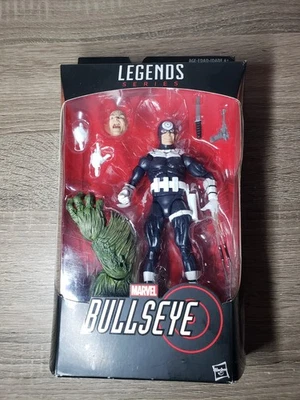 Figura de acción sellada Hasbro Marvel Legends Bullseye Daredevil 2017 Man Thing BAF Foto 1 de 4