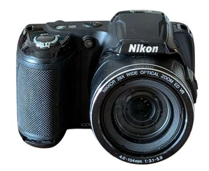 Nikon COOLPIX L810 Black Digital Camera 16MP 26x Optical Zoom AA Battery - Picture 1 of 11