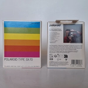 New Sealed Polaroid SX-70 Paul Giambarba Edition - 8 Photo Pack - Picture 1 of 2