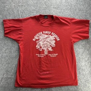 Vintage McMarion Family Reunion Shirt Mens Extra Large Screen Stars USA 90s SS - Picture 1 of 11