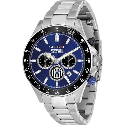 Orologio Sector 230 Inter Fc R3273661052 watch Acciaio Cronografo Blu Nero 43mm - Image 1 of 4