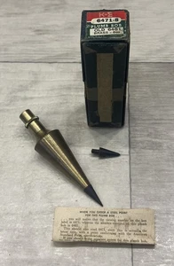 Vintage K&E (Keuffel & Esser) Co. No. 6481-8 Messing Plumb Bob - Bild 1 von 8