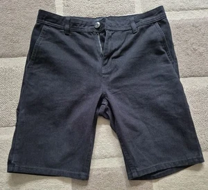 New Look Black Denim Shorts Mens 32R Preowned Excellent condition - Picture 1 of 7