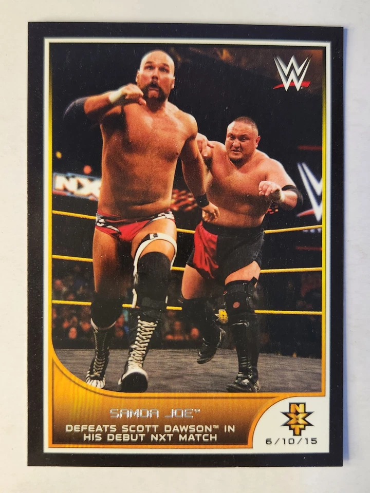 2016 Topps WWE Road to Wrestlemania #97 SAMOA JOE - Image 1 of 2