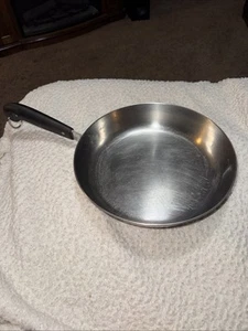 Vintage Revere Ware 1801 Kupfer plattiert 12" Pfanne Bratpfanne Clinton IL - Bild 1 von 10