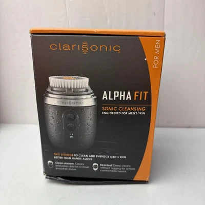 Clarisonic Alpha FIT Kit Cepillo Facial Hombre Dispositivo de Limpieza USB Facial Sónico Foto 1 de 4