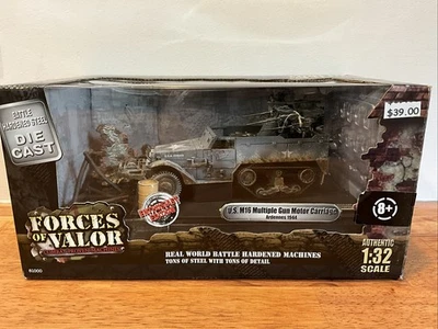 Unimax Forces Of Valor 1944 camuflagem Dia D M16 Halftrack 1:32 Segunda Guerra Mundial fundido - Imagem 1 de 4