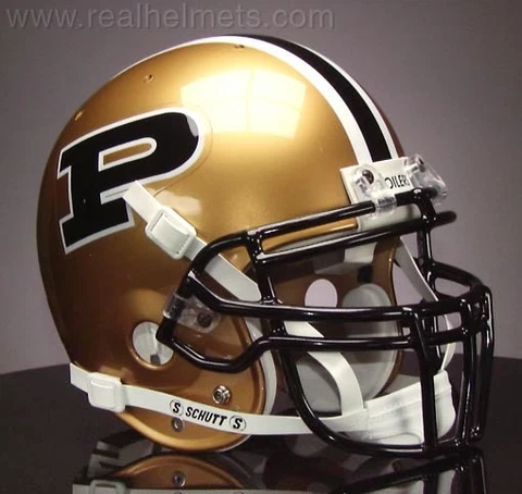 PURDUE BOILERMAKERS NCAA Schutt XP Full Size AUTHENTIC Gameday Football Helmet Cover