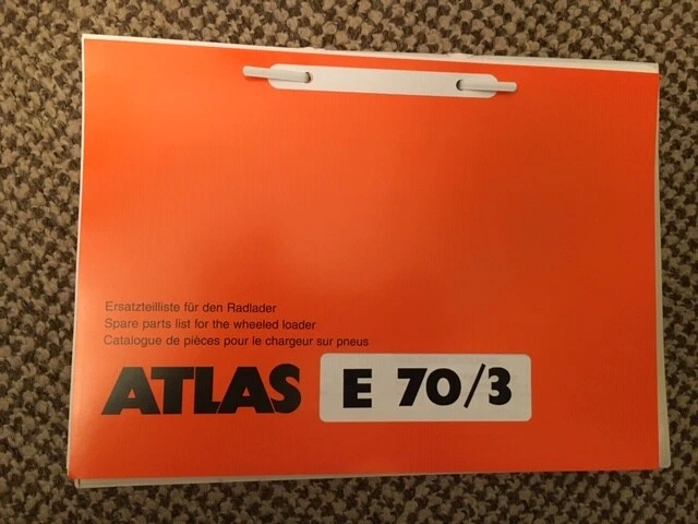 Atlas Radlader AR 80/3 Ersatzteilkatalog  - Bild 1 von 1