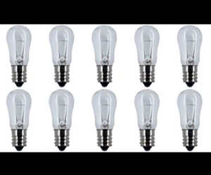 Box of 10 Bulbs 6 Watt 30 Volt Screw Base E12 Clear 6S6/30V, SPC Tech, Mini Lamp - Picture 1 of 2