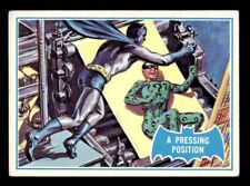 1966 Topps Batman B Series Blue Bat Back #36B A Pressing Position VG/EX