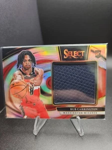 2024-25 Select Basketball Bub Carrington RC Jumbo Rookie Swatches #JRS-BUB - Picture 1 of 2