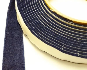 NAVY BLUE Sticky Self-Adhesive Felt Furniture Pad Roll for Hard Surface Strip 1M - Picture 1 of 1