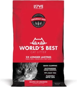 WORLDS BEST CAT LITTER MULTI CAT 6.35KG - Picture 1 of 12