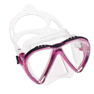 Cressi Sub Lince 2 Lens Mask Scuba Diving Silicone For Smaller Faces Pink - Picture 1 of 1