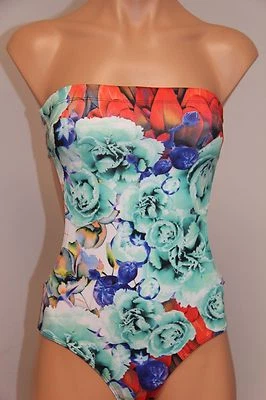 Nuevo con etiquetas Traje de baño Clover Canyon Bikini Conjunto de 1 pieza Talla M Rojo Sin tirantes Foto 1 de 4