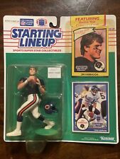 Jim Harbaugh 1990 RC KENNER NFL Starting Lineup FIGURE Chicago BEARS Wolverines