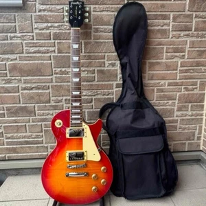 Grass Roots Les Paul Cherry Sunburst Electric Guitar W/Gig Bag From JAPAN - Picture 1 of 10