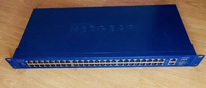 NETGEAR PROSAFE FS750T2 48-PORT 10/100 smart switch with 2 gigabyte ports - Photo 1/9